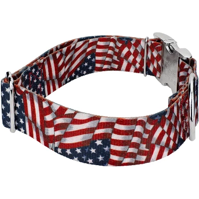 Country Brook Petz 1 1/2 Inch Premium Patriotic Tribute Dog Collar 6 Country Brook Petz 1 1/2 Inch Premium Patriotic Tribute Dog Collar - Image 4