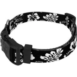 Country Brook Petz Black Hawaiian Deluxe Dog Collar And Leash -Pet Shop GUEST 8abba47f 1d5e 48b5 95b0 047076819450