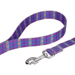 Country Brook Petz Premium Grape Plaid Dog Collar And Leash -Pet Shop GUEST 93918154 ed30 4032 84db f34c1fa1f494