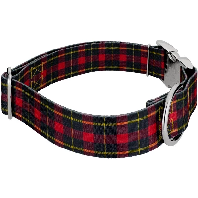 Country Brook Petz 1 1/2 Inch Premium Buffalo Plaid Dog Collar 4 Country Brook Petz 1 1/2 Inch Premium Buffalo Plaid Dog Collar - Image 2