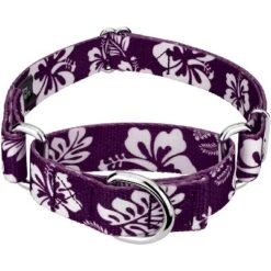 Country Brook Design - Purple Hawaiian Martingale Dog Collar -Pet Shop GUEST 95293515 9933 4de5 b733 d4f09546fd74