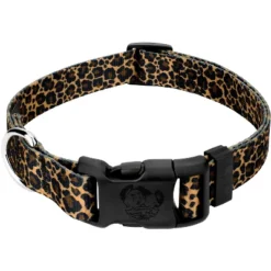 Country Brook Petz Deluxe Leopard Print Dog Collar - Made In The U.S.A. (1/2 Inch, Extra Small) -Pet Shop GUEST 95c71b83 3b70 431d bee5 9b73cc14b820