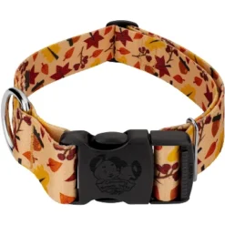 Country Brook Petz 1 1/2 Inch Deluxe Fall Foliage Dog Collar -Pet Shop GUEST 989fab46 f672 4a17 81a5 6e452780e478
