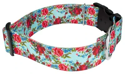 Country Brook Petz 1 1/2 Inch Deluxe Vintage Roses Dog Collar 4 Country Brook Petz 1 1/2 Inch Deluxe Vintage Roses Dog Collar - Image 2