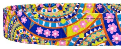 Country Brook Petz Yellow Boho Mandala Deluxe Reflective Dog Leash 5 Country Brook Petz Yellow Boho Mandala Deluxe Reflective Dog Leash - Image 3