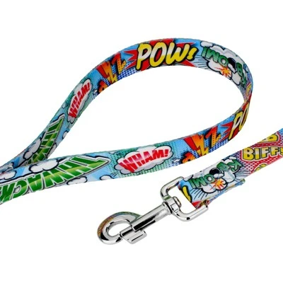 Country Brook Petz Deluxe Comic Pop Dog Collar And Leash 6 Country Brook Petz Deluxe Comic Pop Dog Collar And Leash - Image 4