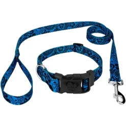 Country Brook Petz Deluxe Blue Polynesian Dog Collar And Leash 11 Country Brook Petz Deluxe Blue Polynesian Dog Collar And Leash -Pet Shop GUEST a0cf5ee4 126a 49ae b705 6b6b17bb320f