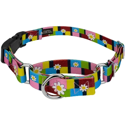 Country Brook Petz Martingale Dog Collar With Deluxe Buckle - Floral Collection 4 Country Brook Petz Martingale Dog Collar With Deluxe Buckle - Floral Collection - Image 2