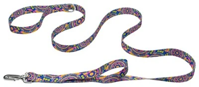 Country Brook Petz Blue Boho Mandala Deluxe Reflective Dog Leash 5 Country Brook Petz Blue Boho Mandala Deluxe Reflective Dog Leash - Image 3