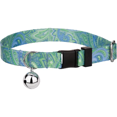 Country Brook Petz Green Paisley Cat Collar 6 Country Brook Petz Green Paisley Cat Collar - Image 4