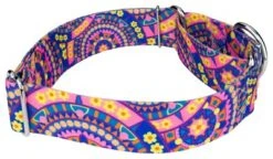Country Brook Petz 1 1/2 Inch Blue Boho Mandala Martingale Dog Collar -Pet Shop GUEST aec03d6b 1f91 4209 89ec 43a8f5d18b00