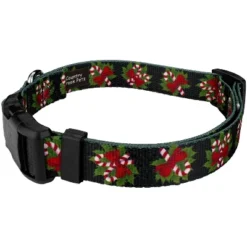 Country Brook Petz Deluxe Black Candy Cane Dog Collar And Leash -Pet Shop GUEST af2a74a3 fad4 4886 94cf dbfdb753b792