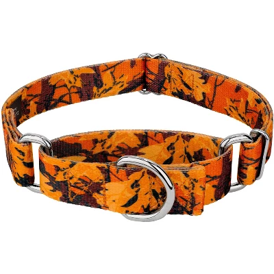 Country Brook Petz Orange Sunset Camo Martingale Dog Collar 8 Country Brook Petz Orange Sunset Camo Martingale Dog Collar - Image 6
