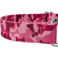 Country Brook Petz Pink Bone Camo Martingale Dog Collar -Pet Shop GUEST b18780ec fdca 47ea 8328 49751227221b