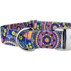 Country Brook Petz Premium Blue Boho Mandala Dog Collar -Pet Shop GUEST b24ada0c 863f 4b77 bc72 c1e6e92e74d1