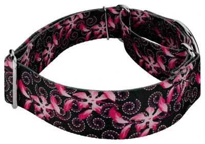 Country Brook Petz 1 1/2 Inch Pink Honeysuckle Breeze Martingale Dog Collar 6 Country Brook Petz 1 1/2 Inch Pink Honeysuckle Breeze Martingale Dog Collar - Image 4