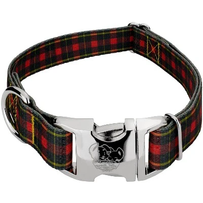 Country Brook Petz Premium Buffalo Plaid Dog Collar 8 Country Brook Petz Premium Buffalo Plaid Dog Collar - Image 6