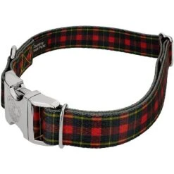 Country Brook Petz Premium Buffalo Plaid Dog Collar