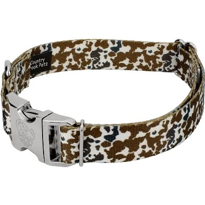 Country Brook Petz Premium Cow Print Dog Collar 5 Country Brook Petz Premium Cow Print Dog Collar - Image 3