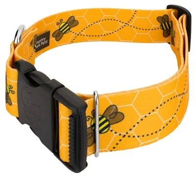 Country Brook Petz 1 1/2 Inch Deluxe Busy Bee Dog Collar 3 Country Brook Petz 1 1/2 Inch Deluxe Busy Bee Dog Collar