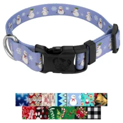 Country Brook Petz Deluxe Dog Collar - Christmas Collection - Made In The U.S.A. -Pet Shop GUEST bcda9f4c 8dec 4e6d 8572 edc71c314056