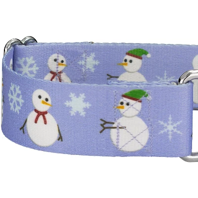 Country Brook Petz 1 1/2 Inch Snowman Martingale Dog Collar 7 Country Brook Petz 1 1/2 Inch Snowman Martingale Dog Collar - Image 5
