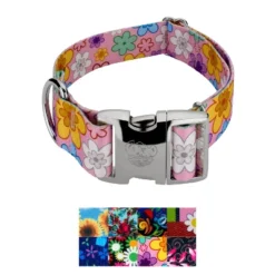 Country Brook Petz HossFit Jr Wide Premium Dog Collar - Floral Collection -Pet Shop GUEST c4223622 f213 4b50 bbe5 ab3dc67c6169