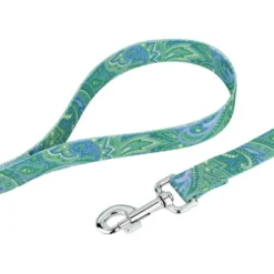Country Brook Petz Green Paisley Martingale Collar And Leash -Pet Shop GUEST c9b2838d 39fc 44be b61c fc83403ed6aa 1