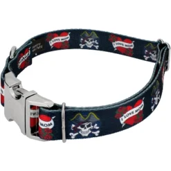 Country Brook Petz Premium I Love Mom Dog Collar
