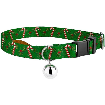 Country Brook Petz® Candy Cane Christmas Cat Collar 6 Country Brook Petz® Candy Cane Christmas Cat Collar - Image 4