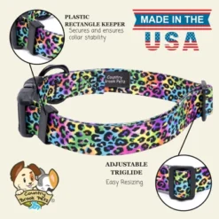 Country Brook Petz Deluxe Electric Leopard Dog Collar - Made In The U.S.A. (1 Inch, Medium) -Pet Shop GUEST d452fe9a 9149 4187 ae55 a3ba3a844e61 3