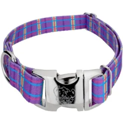 Country Brook Petz Premium Grape Plaid Dog Collar 9 Country Brook Petz Premium Grape Plaid Dog Collar -Pet Shop GUEST db8b02b0 0887 462c a9c9 1a6b8954d5e2