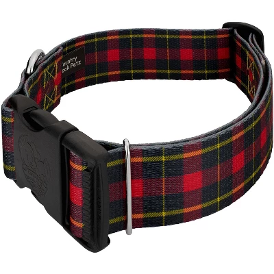 Country Brook Petz 1 1/2 Inch Deluxe Buffalo Plaid Dog Collar 3 Country Brook Petz 1 1/2 Inch Deluxe Buffalo Plaid Dog Collar