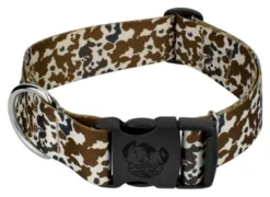 Country Brook Petz 1 1/2 Inch Deluxe Cow Print Dog Collar -Pet Shop GUEST e7dd9bb4 5127 4e43 a379 3bfeab9f2faa