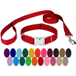 Country Brook Petz Premium Nylon Dog Collar And Leash Set For Small Medium Large Dogs - Vibrant 30+ Color Selection -Pet Shop GUEST ead91749 35da 4de0 9100 2166d20b7491