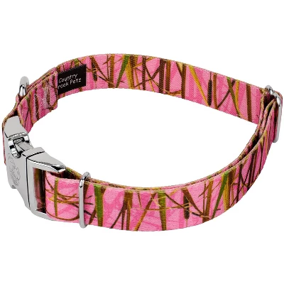 Country Brook Petz Premium Pink Waterfowl Camo Dog Collar 5 Country Brook Petz Premium Pink Waterfowl Camo Dog Collar - Image 3