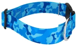 Country Brook Petz 1 1/2 Inch Deluxe Blue Bone Camo Dog Collar -Pet Shop GUEST f5c6f45c 93ea 4150 aaf9 63fbcd438613