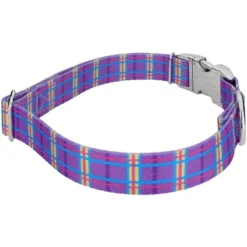 Country Brook Petz Premium Grape Plaid Dog Collar And Leash -Pet Shop GUEST f6d42a16 05f9 438e 8544 6342494cba5e 1