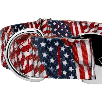Country Brook Petz 1 1/2 Inch Premium Patriotic Tribute Dog Collar 7 Country Brook Petz 1 1/2 Inch Premium Patriotic Tribute Dog Collar - Image 5